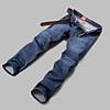MNR Men Casual Gerade Business-Jeans (blau)
