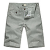 MNR Männer Big Size Fashion Linum Shorts (hellgrau)
