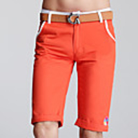 MNR Männer bunte Baumwolle Lässige Shorts (Orange)