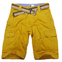 MNR Männer England Stil Baumwolle Freizeitshorts