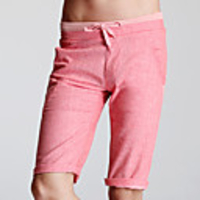 MNR Männer Frische Lässige Thin Linum Fashion Shorts (Wassermelone)