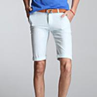 MNR Männer Linum Fashion Big Sized Shorts (Light Blue)