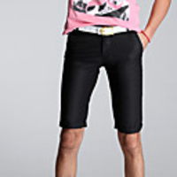 MNR Männer Linum Fashion Big Sized Shorts (Schwarz)