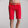 MNR Männer Mode cool Cotton Casual Pants (Red)