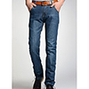 MNR Männer nehmen beiläufige gerade Jeans (Blau)