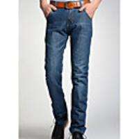MNR Männer nehmen beiläufige gerade Jeans (Blau)