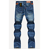 MNR Männer nehmen klassischen geraden Bleistift-Jeans (blau)