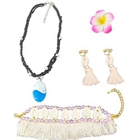 Moana Prinzessin Moana Accessoires Zubehör-Set Schmuck Mädchen Film Cosplay Kostüme zum Thema Film und Fernsehen Karneval Kindertag Welttag des Buches Party Casual Strand