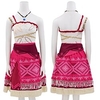 Moana Prinzessin Moana Kleid Halskette Kostüm Damen Film Cosplay Kostüme zum Thema Film und Fernsehen Halloween Karneval Leistung Party Strand