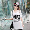 Modal Bedruckte T-Shirt Fhonier Damen Kurzarm 258