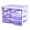 Mode 3 Ebenen Lila Lagerschrank