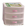 Mode 3 Ebenen Solid Color Lagerschrank - 2 Farben Verfügbare