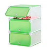 Mode 3 Ebenen Solid Color Schrank für Schuhe