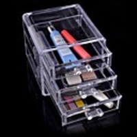 Mode 3-Schubladen Europäischen Transparent Damenschmuck Veranstalter Kristall Dresser Veranstalter Geschenke