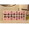 Mode 3D-Cartoon-Nagel-Kunst Tatoo Aufkleber mit Strass