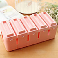 Mode 5 gürtet Plastic Electric Wire Storage Box - 3 Farben Verfügbare