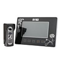 Mode 7 Zoll-Farbmonitor mit Touch Video Door-Taste und Outdoor-Kamera