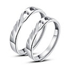 Mode 925 Sterling Silber Paare Ringe