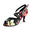 Mode angepasste Frauen Obermaterial Satin Tanzschuhe