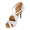 Mode angepasste Frauen Obermaterial Satin Tanzschuhe (weitere Farben)