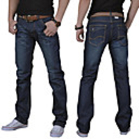 Mode Baumwolle gerade lange Hose