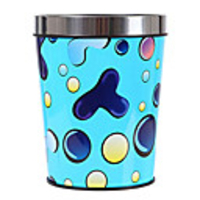 Mode Blue Lattice europäischen Stil Kunststoff Bin