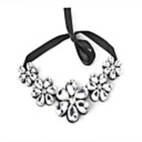 Mode Blumen Diamant leuchtet Nacklace