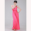 Mode Damen Bohemian Style Strape Rückenfrei Solid Color QMilch Sleevless Maxikleid (Screen Color)