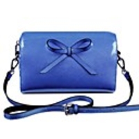 Mode Damen Bow Echtes Leder Schultertasche / Umhängetasche Tag Clutch-Bag