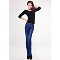 Mode Damen Elastizität Jeans