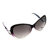 Mode Damen Oval Lila Kunststoff-Rahmen Vollrandbrille