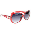 Mode Damen Red Platsic Rahmen Vollrandbrille