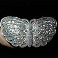 Mode Damen Schmetterlings-Entwurf Rhinestone-Diamant Box Clutch Abendtasche