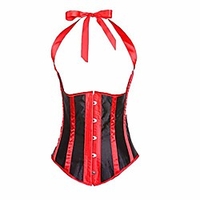 Mode Damen Schnürung Unterbrust Korsett Bustier Taille Training Cincher Body Shaper Plus Size (rot,  xxxx-groß) Lightinthebox