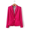 Mode Damen Süßigkeit-Farben-Turn-Down-Kragen Blazer OL Slim-Anzüge