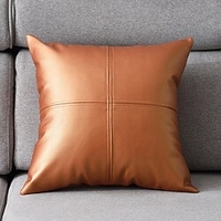 Mode Einfachheit pu weiche Haut Spleißen Stil Kissenbezug Abdeckung Wohnzimmer Schlafzimmer Sofa Kissenbezug moderne Probe Raum Kissenbezug Lightinthebox