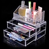 Mode europäischen Transparent Damen Makeups Lagerkästen Crystal Jewelry Veranstalter
