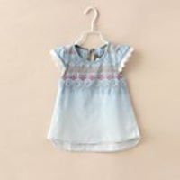 Mode f?r M?dchen Blumenkleider reizende Prinzessin Sommerkleider Demin