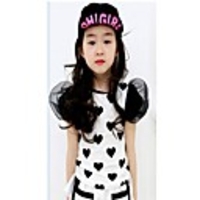 Mode für Mädchen Herz-Art-T-Shirts reizende Prinzessin-Sommer-T-Shirts