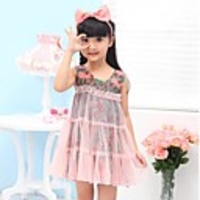 Mode für Mädchen mit Blumenmuster Prinzessin Kleider Schöne Sommerkleider