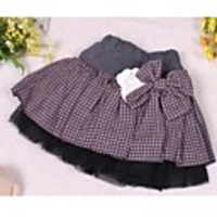 Mode für Mädchen Neue koreanische Art Leopard DOT Kleid Kinder Rock