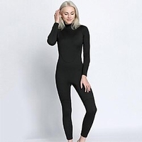 MYLEDI Damen Neoprenanzüg Lange 2mm SCR Neopren Tauchanzüge warm halten UPF50 Rasche Trocknung Hochelastisch Langarm Rückenverschluß - Schwimmen Tauchen Surfen Tauchgerät Volltonfarbe Herbst Lightinthebox