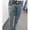 NNA Damen Dünne abgeschnitten Jeans ()