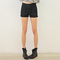 NNA Frauen Casual High Waist Denim Shorts ()