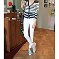 NNA Frauen nehmen Bodycon Jeans (weiß)
