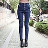 NNA Frauen Persönlichkeit Slinm dünne lange Jeans (Marine-Blau)