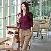 NNA Männer Slim Business Long Sleeve Shirt (Wein)