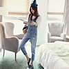 NNA Männer Slim Jeans lose Klammer ()
