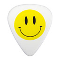 NNPICK - (CSA-16) Composite-Kunststoff Standard Shape Gitarre / Bass Picks/6-pack (Smiling Face-Design)