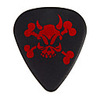 NNPICK - (CSA-3) Composite-Kunststoff Standard Shape Gitarre / Bass Picks/6-pack (Red Pirate-Design)